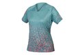 Dámský dres ENDURA SingleTrack Print Tee LTD Berry