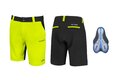 Kraťasy s vložkou FORCE F Blade Mtb Black/Fluo