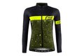 Dámský dres s dlouhým rukávem FORCE Spray Lady Army/Fluo