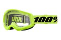 Brýle 100% Strata 2 Neon Yellow/Clear Lens