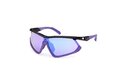 Sluneční brýle ADIDAS Sport SP0055 Black/Gradient Or Mirror Violet Sluneční brýle ADIDAS Sport SP0055 Black/Gradient Or Mirror Violet