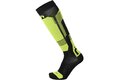 Ponožky MICO Calza Ski Natural Merinos Light Weight Nero Giallo Fluo