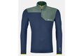 Mikina ORTOVOX Fleece Light Zip Neck Deep Ocean