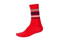 Zimní ponožky ENDURA Baabaa Merino Stripe Pomegranate