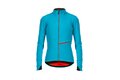 Dámská větruodolná bunda CASTELLI GO Sky Blue/Fiery Red
