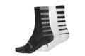 Ponožky ENDURA Coolmax Stripe (2-balení) Black