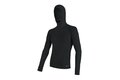 Triko s kapucí SENSOR Merino DF Black