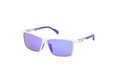 Sluneční brýle ADIDAS Sport SP0058 White/Gradient Or Mirror Violet Sluneční brýle ADIDAS Sport SP0058 White/Gradient Or Mirror Violet