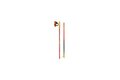 Dětské běžecké hole LEKI HRC Jr. Neonred/Yellow-Black