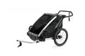 Dětský vozík THULE Chariot Lite Double Aluminum/Agave