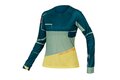 Dámský dres s dlouhým rukávem ENDURA MT500 Print Tee LTD Deep Teal