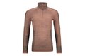 Dámské triko s dlouhým rukávem ORTOVOX 230 Competition Zip Neck Bloom