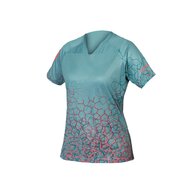 Dámský dres ENDURA SingleTrack Print Tee LTD Berry