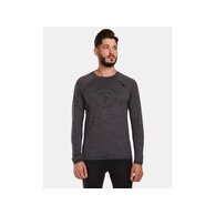 Termoprádlo z Merino vlny KILPI Mavora Top Dark Grey