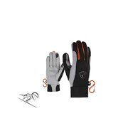 Rukavice ZIENER Gusty Touch Black/Orange