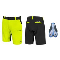 Kraťasy s vložkou FORCE F Blade Mtb Black/Fluo