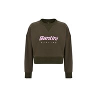 Krátká dámská mikina SANTINI Brand Green