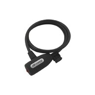 Zámek FORCE F Lux Spirálový s držákem 120cm/8mm Black