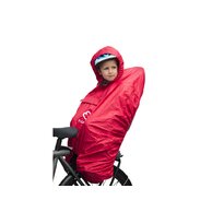 Pláštěnka s cyklosedačce HAMAX Rain Red