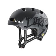 Dětská helma UVEX Kid 4 Style Mips Dirt Black Matt