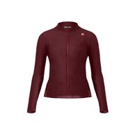 Zimní dámský dres CASTELLI Espresso Thermal W Burgundy