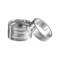 Podložky Reverse Alloy Ultra-Lite set 1 1/8" Silver