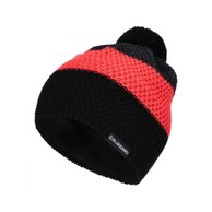 Čepice BLIZZARD Silvretta, black/cherry red/grey