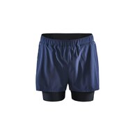 Kraťasy CRAFT ADV Essence 2v1 Dark Blue