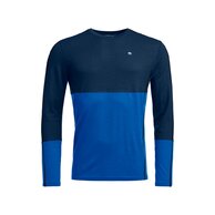 Triko s dlouhým rukávem ORTOVOX 185 Rock'N'Wool Deep Ocean
