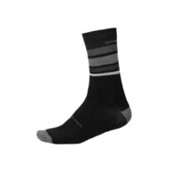 Zimní ponožky ENDURA Baabaa Merino Stripe Matt Black