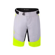 Kraťasy s odnímatel vložkou FORCE F Storm Grey/Fluo