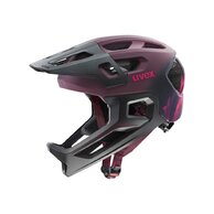 Dětská helma UVEX React Jr Fullface Cranberry Matt