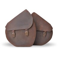 Sada zadních kožených brašen RUFF the Ruffian Brown