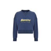 Krátká dámská mikina SANTINI Brand Blue