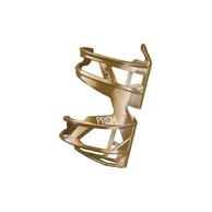 Košík na láhev ELITE Prism Carbon Metalic Gold/White