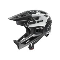 Dětská helma UVEX React Jr Fullface Black-White Matt