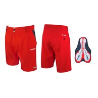 Kraťasy s odnímatelnou vložkou FORCE F Blade MTB Red