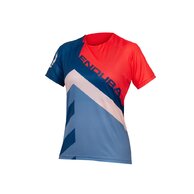 Dámský Dres ENDURA SingleTrack Print Tee LTD Pomegranate