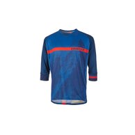 Dres s 3/4 rukávem GHOST MTN Ride Line Blue/Red