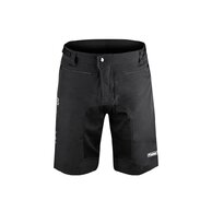 Kraťasy s odnímatelnou vložkou FORCE F MTB-11 Black