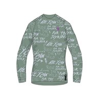 Dámské triko s dlouhým rukávem ENDURA Singletrack Print Sage Green