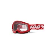 Brýle 100% Strata 2 Red/Clear Lens