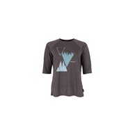 Dámský dres 3/4 rukáv GHOST WALDsassen by MALOJA Rock Grey/Ice Blue