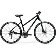 MERIDA Crossway 300-Lady Glossy Black (Matt Silver)