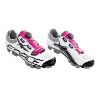 Dámské MTB tretry FORCE Crystal White/PInk
