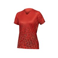 Dámský dres ENDURA SingleTrack Print Tee LTD Cayenne