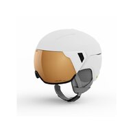 Přilba GIRO Aria Spherical Mat White/Vivid Copper