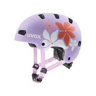 Dětská helma UVEX Kid 4 Style Flower Lilac Matt