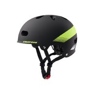 Dětská helma CRATONI C-Mate JR. Black/Lime Matt
