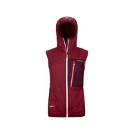 Dámská vesta ORTOVOX Swisswool Piz Duan Dark Blood